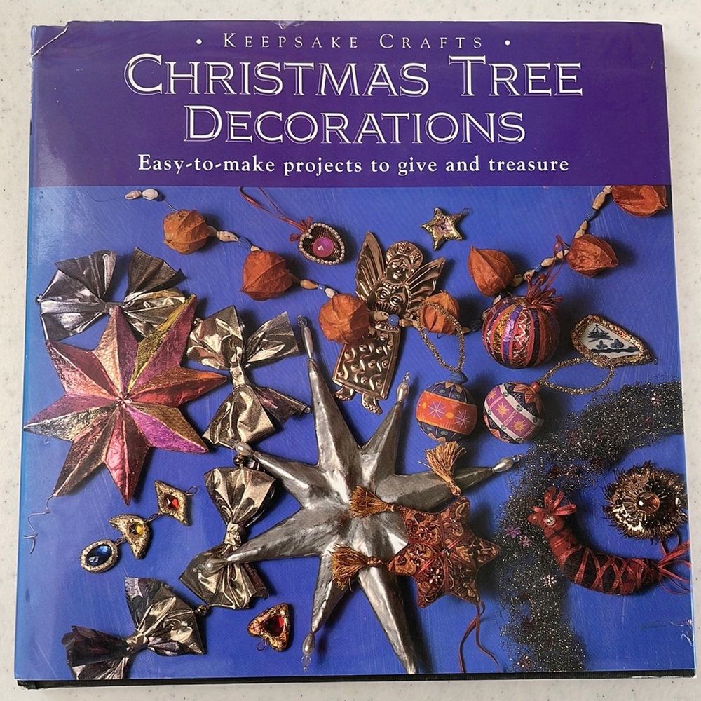 Book — Xmas tree decor